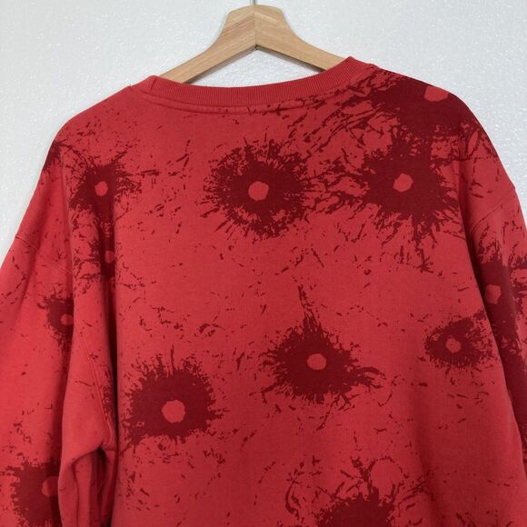Trigun Sweatshirt Mens Large Red Crewneck Atsuko Anime Fleece Pullover Graphic - Picture 13 of 15